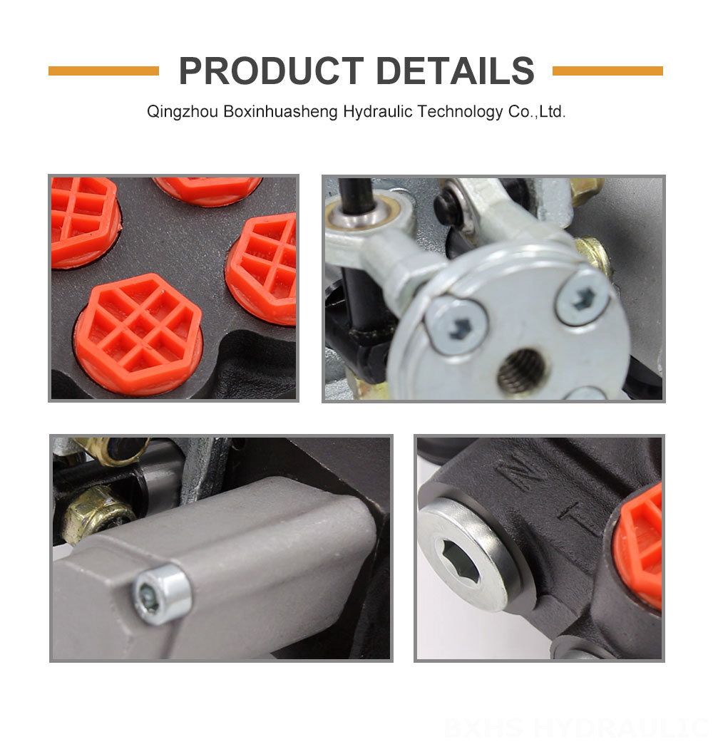 P40 Manual and Joystick 3 Spool Monoblock Directional Valve | Manufacturer & Global Supplier detailed image